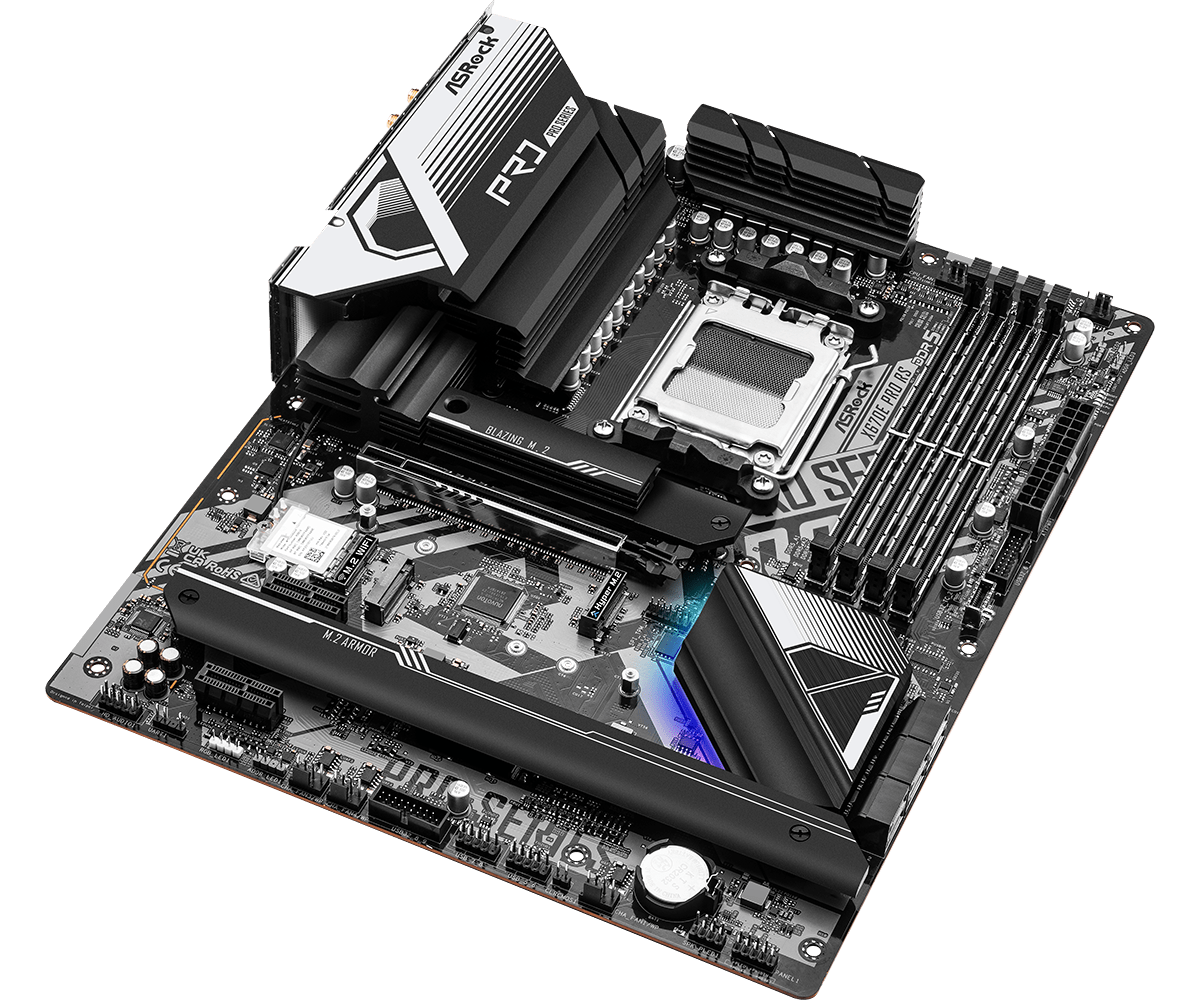 ASROCK X670E Pro RS Motherboar - огляд і ціна X870E Atx Motherboard
