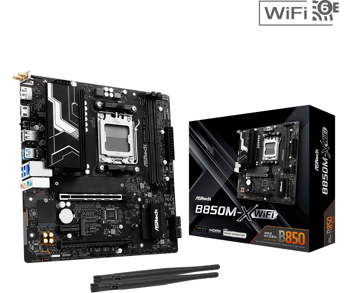 ASROCK New B850M-X WIFI 6E AMD - огляд і ціна X870E Atx Motherboard